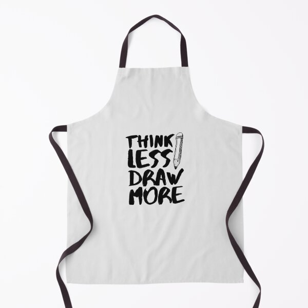 Item preview, Think Less Draw More designed and sold by Zentropik.