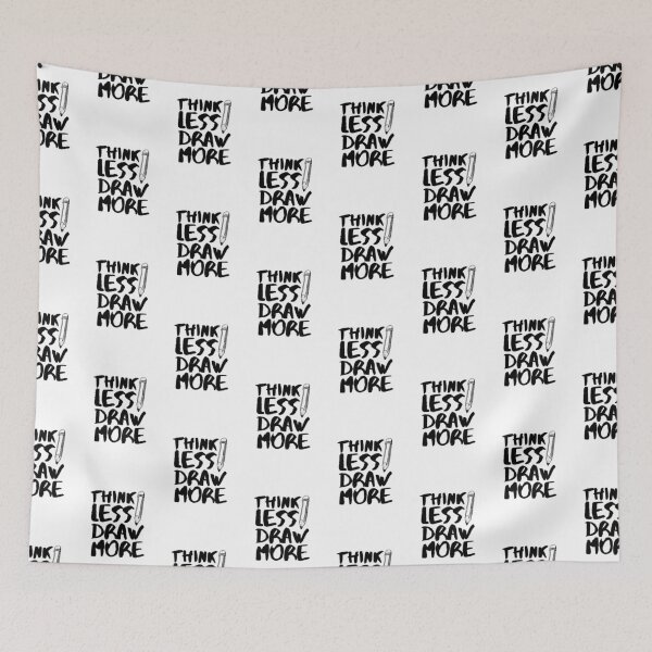 Item preview, Think Less Draw More  designed and sold by Zentropik.