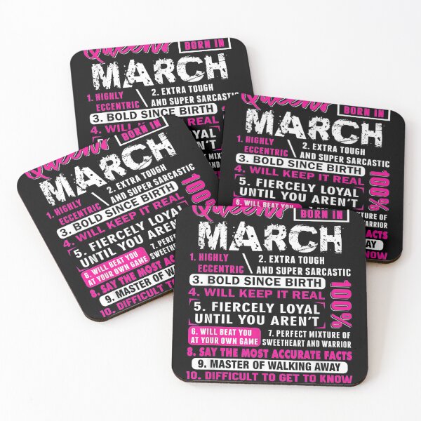 Item preview, Queens Are Born In March Gifts 10 Facts Funny Birthday designed and sold by ryanpensyp.