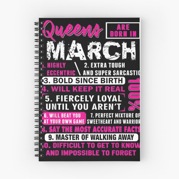Item preview, Queens Are Born In March Gifts 10 Facts Funny Birthday designed and sold by ryanpensyp.