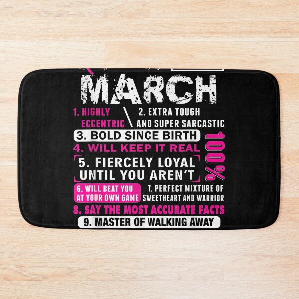 Item preview, Queens Are Born In March Gifts 10 Facts Funny Birthday designed and sold by ryanpensyp.