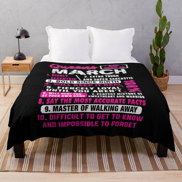 Item preview, Queens Are Born In March Gifts 10 Facts Funny Birthday designed and sold by ryanpensyp.