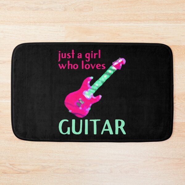 Item preview, Just a Girl who Loves Guitar  designed and sold by DesignsofNote.
