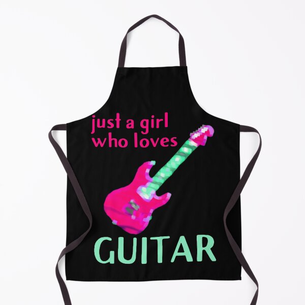 Item preview, Just a Girl who Loves Guitar designed and sold by DesignsofNote.
