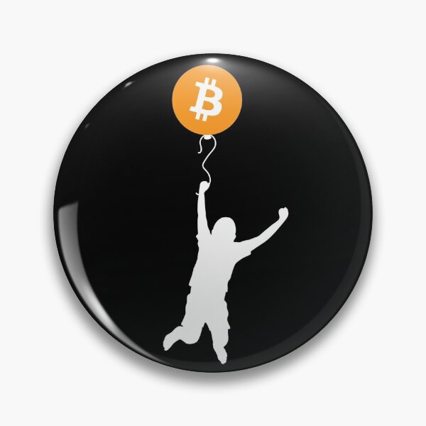 Item preview, Boy With Bitcoin Balloon Cryptocurrency BTC Crypto Bitcoin Gear designed and sold by DynamicDesign.