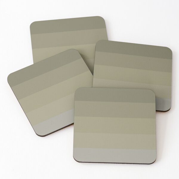 Item preview, Soft olive green ombre stripes  designed and sold by Abbara.