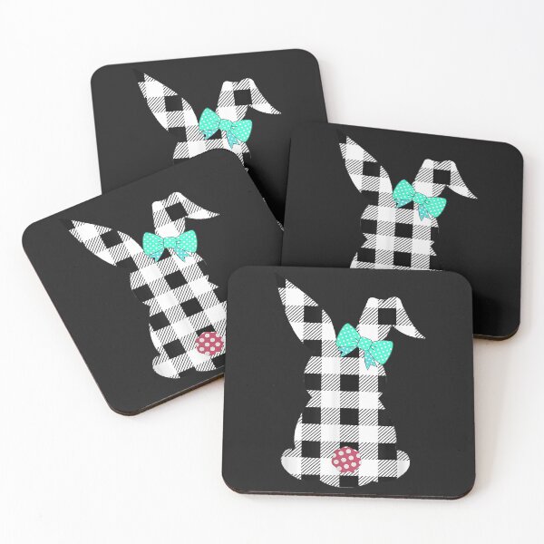 Item preview, Easter Bunny Black and White Plaid Rabbit Happy Egg Hunt T-Shirt designed and sold by Lukifo-Proper.