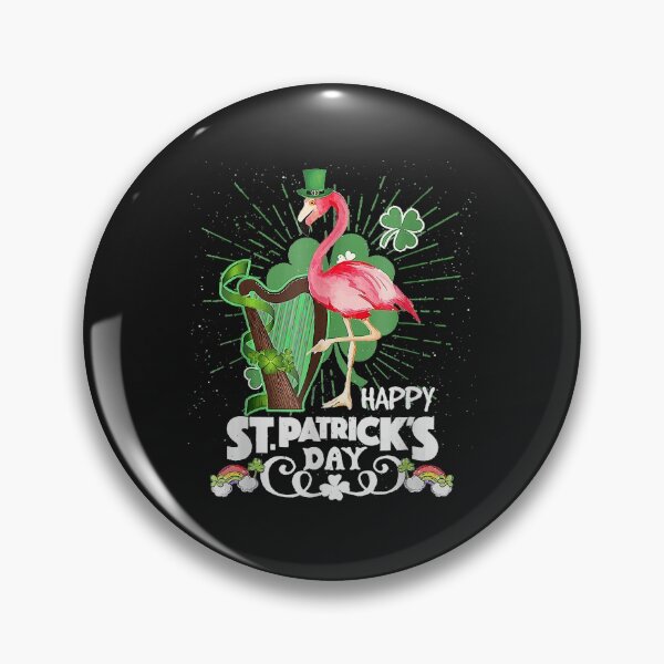 Item preview, Flamingo Tshirt Plus Size St Patricks Day T-Shirt designed and sold by Lukifo-Proper.
