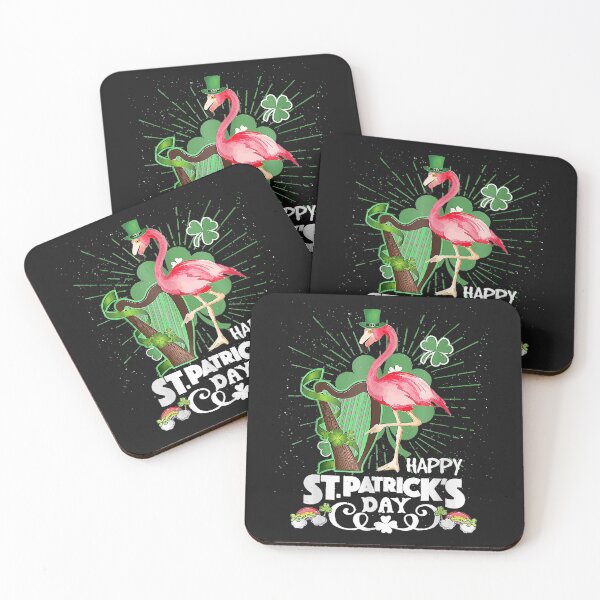 Item preview, Flamingo Tshirt Plus Size St Patricks Day T-Shirt designed and sold by Lukifo-Proper.