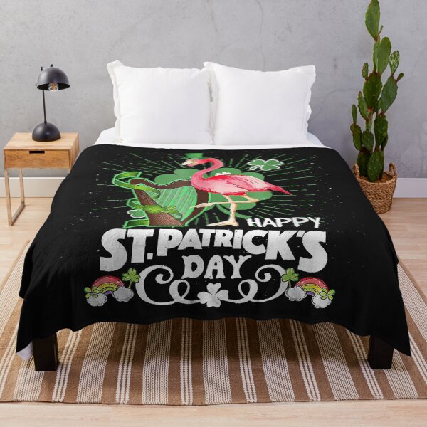 Item preview, Flamingo Tshirt Plus Size St Patricks Day T-Shirt designed and sold by Lukifo-Proper.