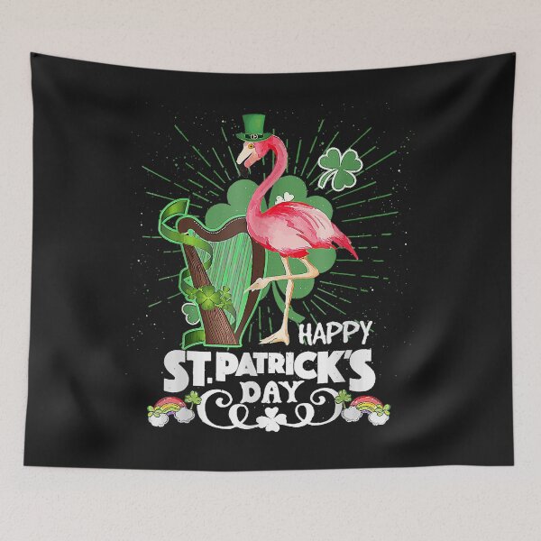 Item preview, Flamingo Tshirt Plus Size St Patricks Day T-Shirt designed and sold by Lukifo-Proper.
