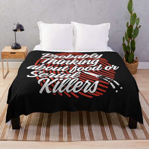 Item preview, Funny True Crime Probably Thinking About Food Serial Killers T-Shirt designed and sold by Lukifo-Proper.