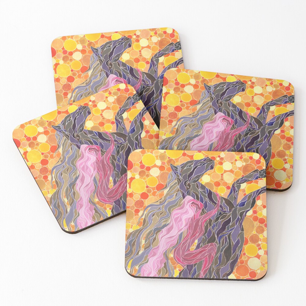 Item preview, Coasters (Set of 4) designed and sold by magpyecat.