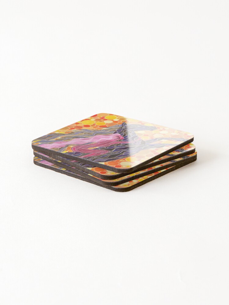 Thumbnail 4 of 5, Coasters (Set of 4), The Ride designed and sold by magpyecat.
