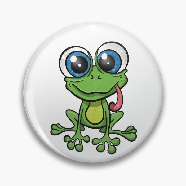 Artikelvorschau, Cute Cartoon Frog entworfen und verkauft von LEFDDesigns.
