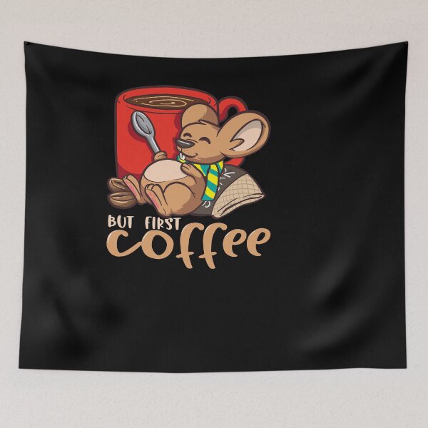 Item preview, But first coffe | coffee lovers design designed and sold by FalkDania.