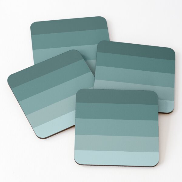 Item preview, Teal Green ombre stripes  designed and sold by Abbara.