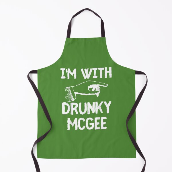 Item preview, I'm With Drunky Mcgee Funny Couples St Patricks Day T-Shirt designed and sold by Lukifo-Proper.