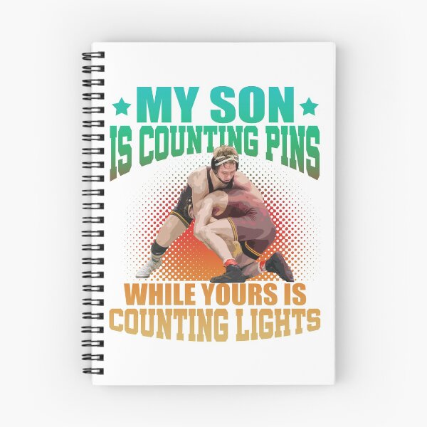 Item preview, Wrestling My Son Is Counting Pins Funny Gift For Dad Mom designed and sold by teest2209.