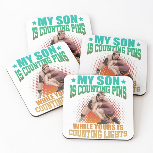 Item preview, Wrestling My Son Is Counting Pins Funny Gift For Dad Mom designed and sold by teest2209.