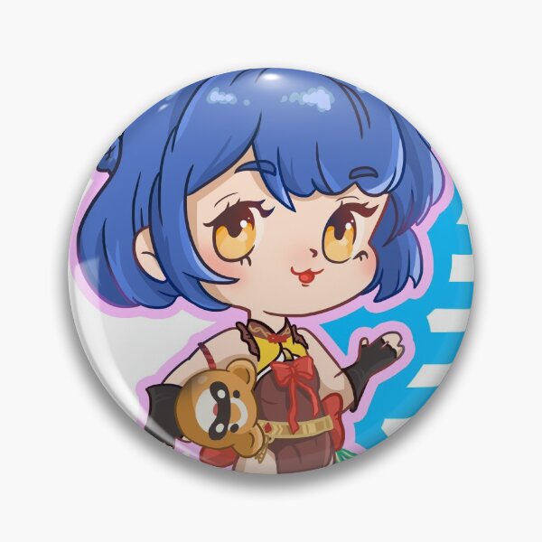 Item preview, Genshin Impact Xiangling chibi designed and sold by NEL MERCH.