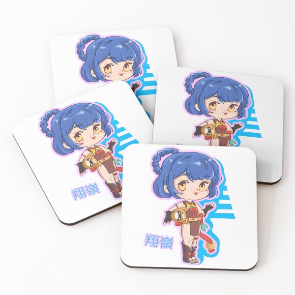 Aperçu de l'œuvre Genshin Impact Xiangling chibi créée et vendue par NEL MERCH.
