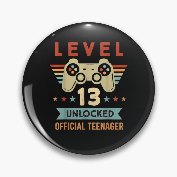 Item preview, Level 13 Unlocked Official Teenager 13th Birthday Gamer Gift T-Shirt designed and sold by Lukifo-Proper.
