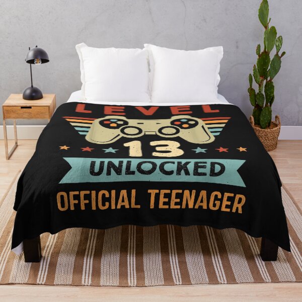 Item preview, Level 13 Unlocked Official Teenager 13th Birthday Gamer Gift T-Shirt designed and sold by Lukifo-Proper.