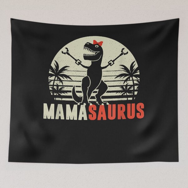 Item preview, Mamasaurus Funny Mama-Saurus T-Rex Dinosaur Mom T-Shirt designed and sold by Lukifo-Proper.