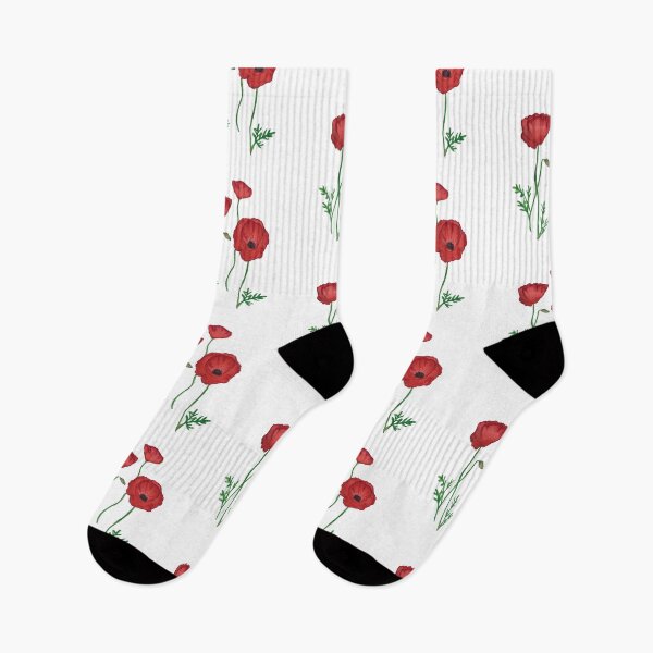 Item preview, Watercolor poppy pattern design designed and sold by muffinstandd.
