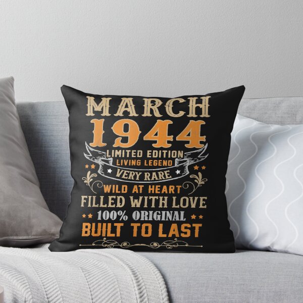 Item preview, March 1944 Shirt 77 Years Old 77th Birthday Gifts T-Shirt designed and sold by Lukifo-Proper.