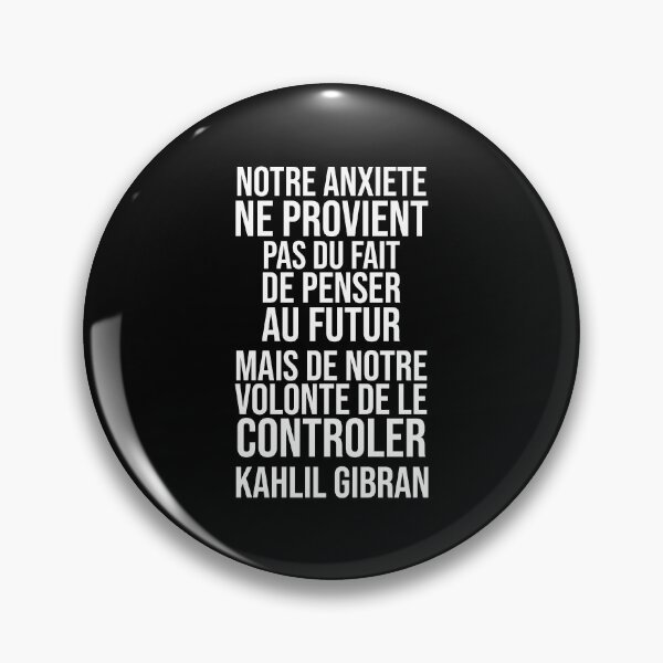 Item preview, Anxiety - Gibran quote designed and sold by Philippe Derungs.