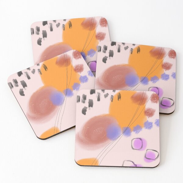 Item preview, Blush Pink And Orange Abstract designed and sold by AbstractDot.
