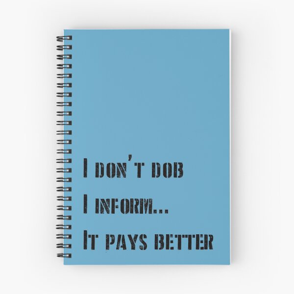 Item preview, I don't dob. I inform...it payes better - optimised for light merch designed and sold by shaynetwright.