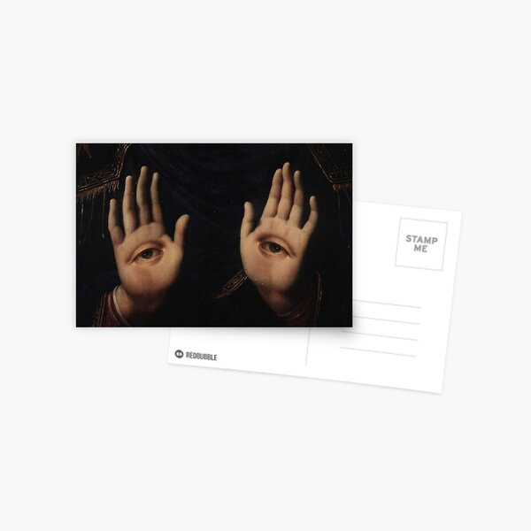Item preview, Medieval eye hands drawing designed and sold by ocd-dot.