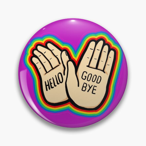 Item preview, Rainbow Hello Goodbye Klaus designed and sold by MakeMoreArt.