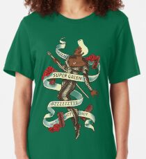 Super Green Slim Fit T-Shirt