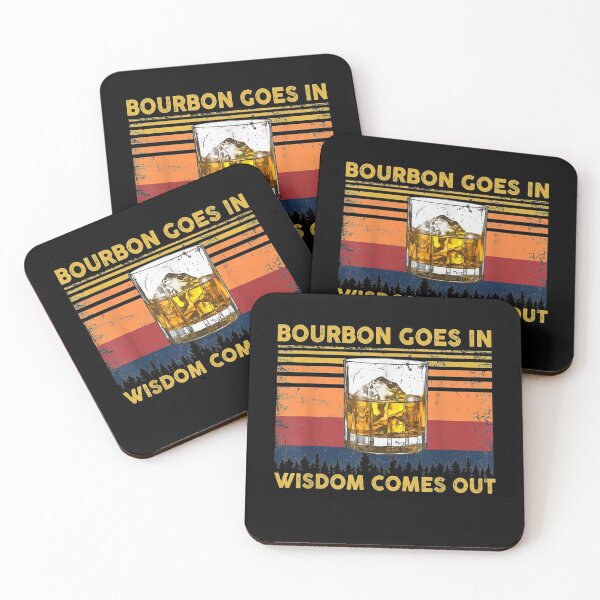 Item preview, Bourbon goes in wisdom comes out designed and sold by nancymachado.