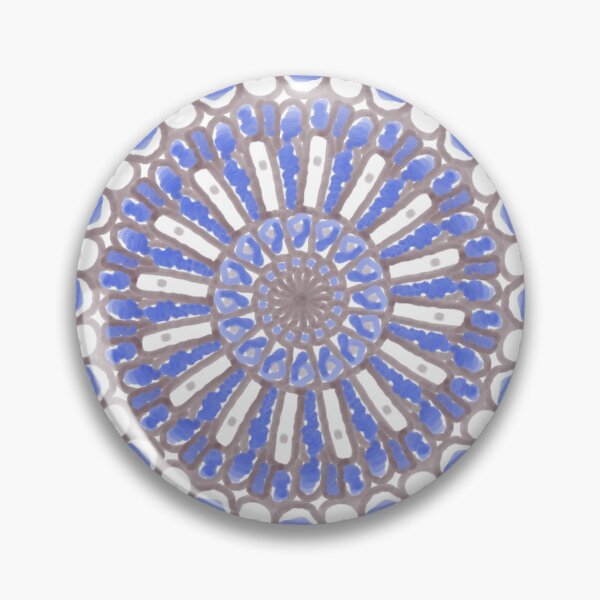 Item preview, Purple lilac art rosette motive hand drawn designed and sold by angelisart.