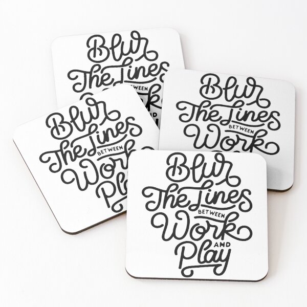 Item preview, Blur the Lines Between Work and Play designed and sold by Gavinstar.