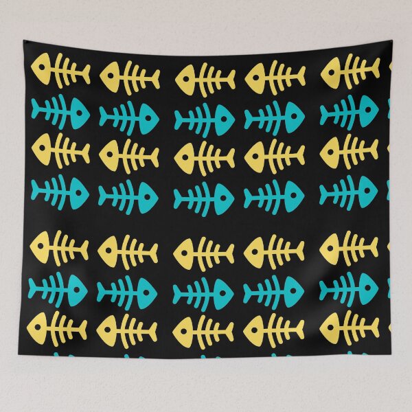Item preview, #78- Fish skeletons - Simple and original design - Kook Art designed and sold by KookArt.