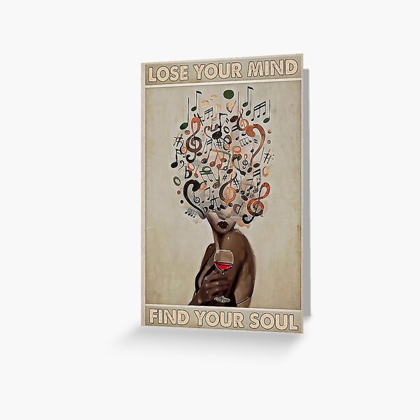 Aperçu de l'œuvre Musique vintage Perdez votre esprit Trouvez votre âme, mélomane créée et vendue par LuvSeven.