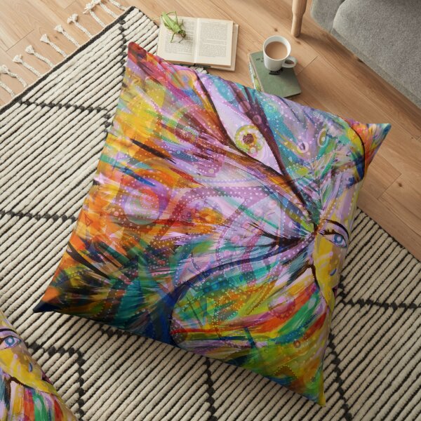 Creator of my medicine Floor Pillow