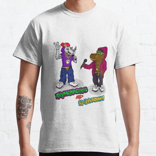 FLIGHT OF THE CONCHORDS - THE HIPHOPOPOTAMUS AND THE RHYMENOCEROS - TOGETHER ON THE ONE SHIRT Classic T-Shirt