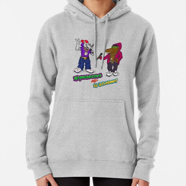 FLIGHT OF THE CONCHORDS - THE HIPHOPOPOTAMUS AND THE RHYMENOCEROS - TOGETHER ON THE ONE SHIRT Pullover Hoodie