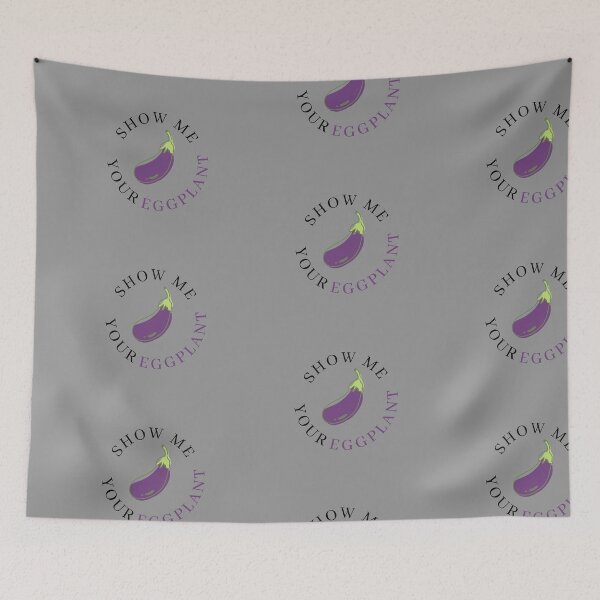 Item preview, A Fun and Sassy Eggplant Print designed and sold by Brimwood.