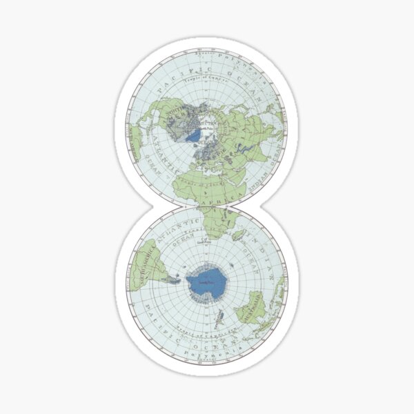 Item preview, Old Map of the World - Poles designed and sold by pixelspin.
