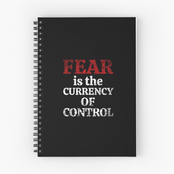 Item preview, Fear is the currency of control designed and sold by NomadMessenger.