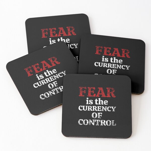 Item preview, Fear is the currency of control designed and sold by NomadMessenger.