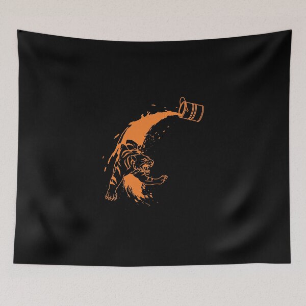 Item preview, Tiger Paint - Unique Animal Design designed and sold by PrintPress.